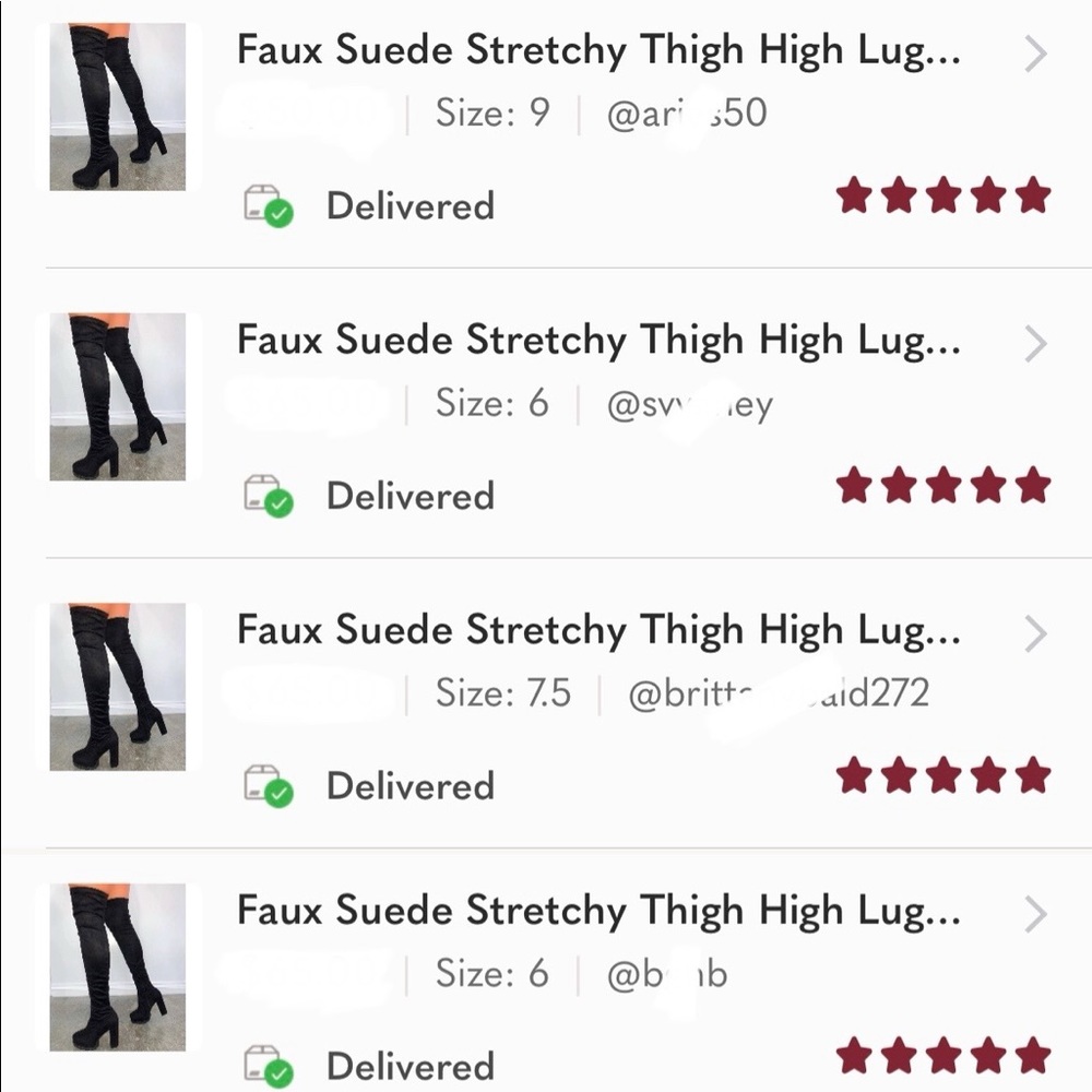 Faux Suede Stretchy Thigh High Lug Boots - Picture 11 of 12